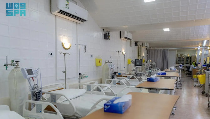 Saudi Ministry of National Guard Health Affairs prepares 5 clinics, center for heat exhaustion at Hajj sites 4415091 1660760595