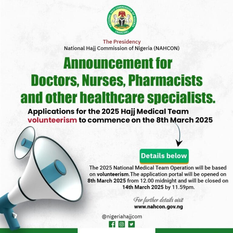 NAHCON to Begin Adhoc Medical Team Recruitment for 2025 Hajj on March 8 IMG 20250301 WA0002