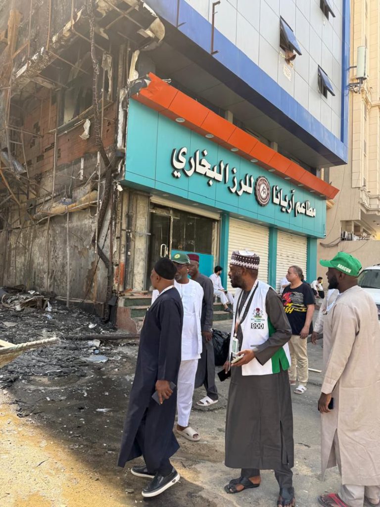 Fire Incident at Nigerian Pilgrims’ Hotel in Makkah – No Injuries Recorded IMG 20250607 WA0080